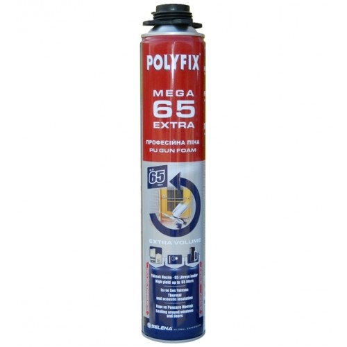 Піна монтажна POLYFIX MEGA 65 EXTRA професійна