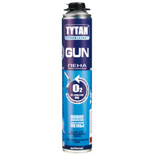 Піна монтажна Tytan Euro-Line O2 під пістолет 750ml