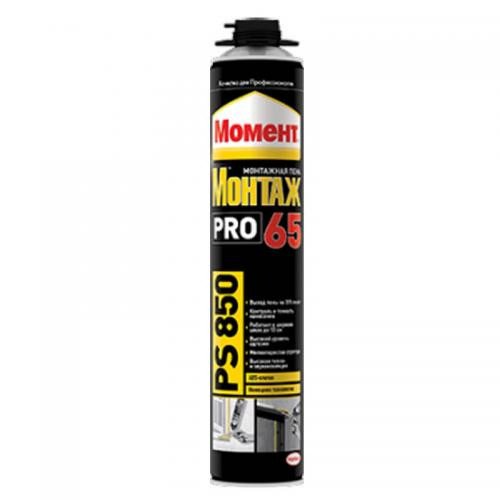 Монтажна піна Момент PRO 65 PS850 PU 850мл