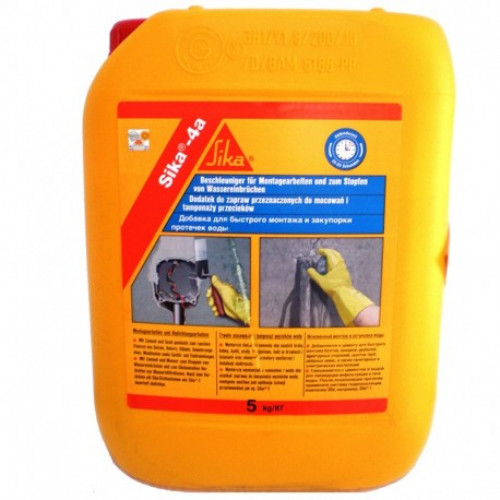 Sika-4a прискорювач схоплювання цементного розчину 1кг