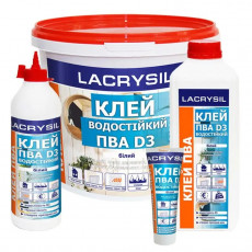 Клей LACRYSIL ПВА D3 білий 2кг