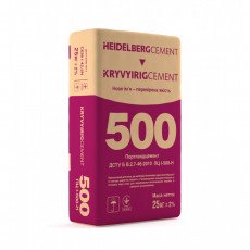 Цемент ПЦ I-500 25кг Кривий Ріг
