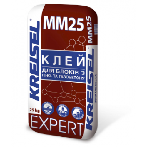 Клей для блоків з піно- та газобетону Kreisel MM25 25кг