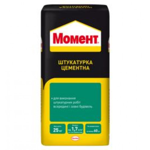 Штукатурка цементна Момент 25кг
