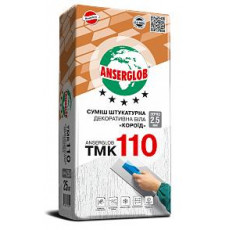 Штукатурка Anserglob ТМК 110 Короїд 2.0мм (біла) 25кг