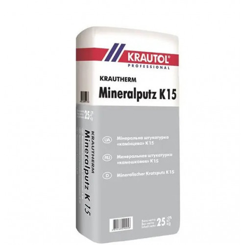 Штукатурка декоративна Krautherm Mineralputz K15 25кг