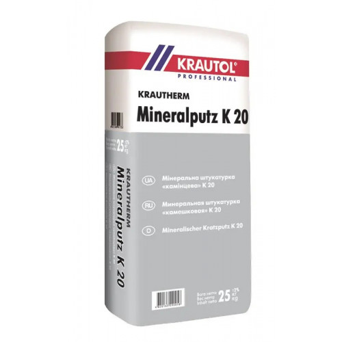 Штукатурка декоративна Krautherm Mineralputz K20 25кг
