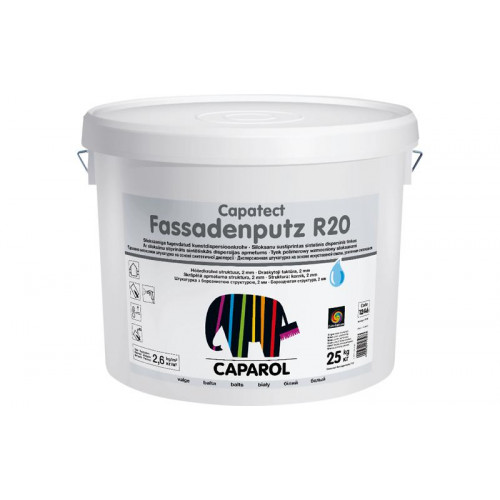 Штукатурка декоративна Silikon-Fassadenputz R20 Weis 25кг