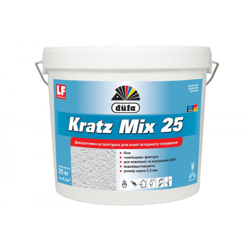 Штукатурка КRATZ mix 2,5mm 25кг Баранець