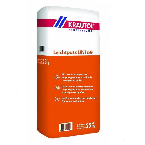 Штукатурка Krautol Leichtputz UNI 69 25кг