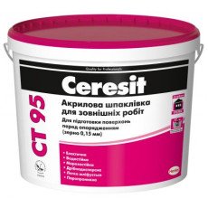 Шпаклівка фасадна акрилова Ceresit СТ95 (0,15мм) 10л
