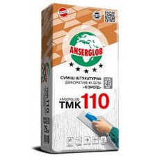 Штукатурка Anserglob ТМК 110 Короїд 2.0мм (біла) 25кг
