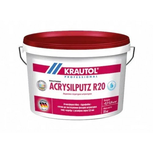 Штукатурка декоративна Krautherm Acrysilputz R20 25кг