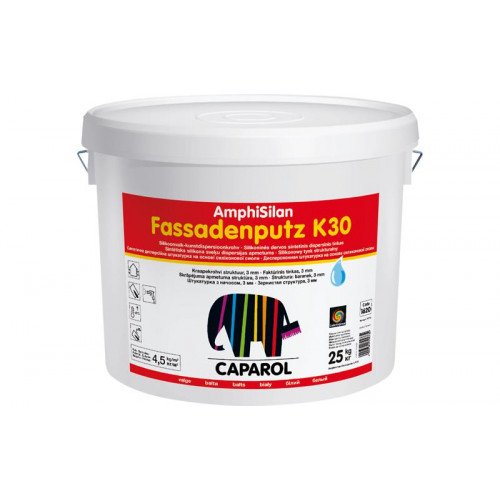 Штукатурка декоративна AmphiSilan-Fassadenputz K30 world Weis 25кг