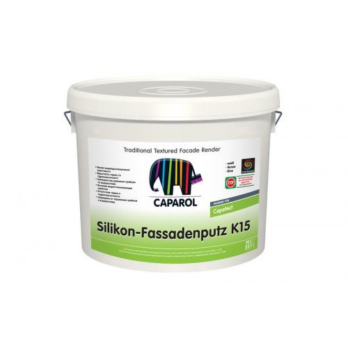 Штукатурка декоративна Silikon-Fassadenputz K15 Weis 25кг
