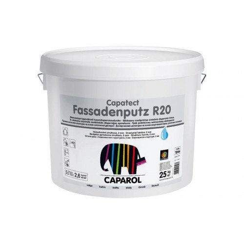 Штукатурка декоративна Silikon-Fassadenputz R20 Weis 25кг