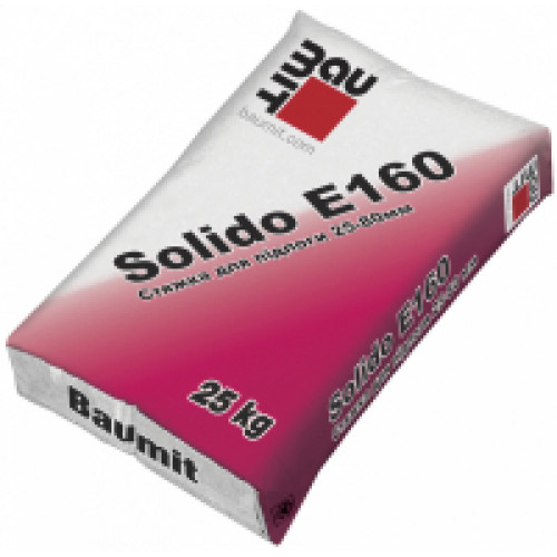 Стяжка для підлоги Baumit Solido E 160 25-80мм, 25кг