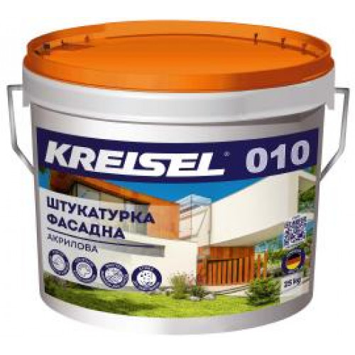 Штукатурка Акрилова KREISEL Баранець 1,5мм База А 25кг
