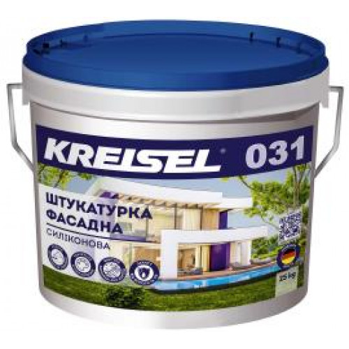 Штукатурка Силіконова KREISEL Баранець 1,5мм База D 25кг