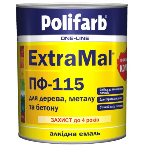 Емаль алкідна Polifarb ExtraMal ПФ-115 синій 2,7 кг