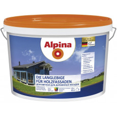 Фарба універсальна акрилова для дерева Alpina Die Langlebige fur Holzfassaden B1 10л