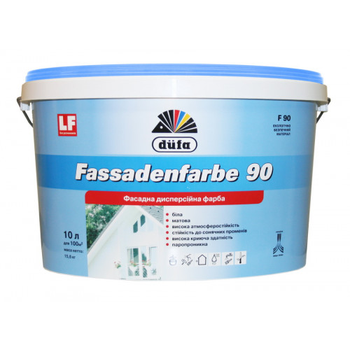 Фарба фасадна DUFA Fassadenfarbe F90 1,4 кг