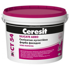 Фарба силікатна Ceresit СТ54 10л SILICATE AERO
