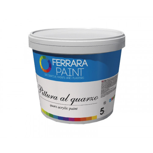 Фарба інтер'єрна акрилова кварцова Ferrara Pittura al quarzo 5л