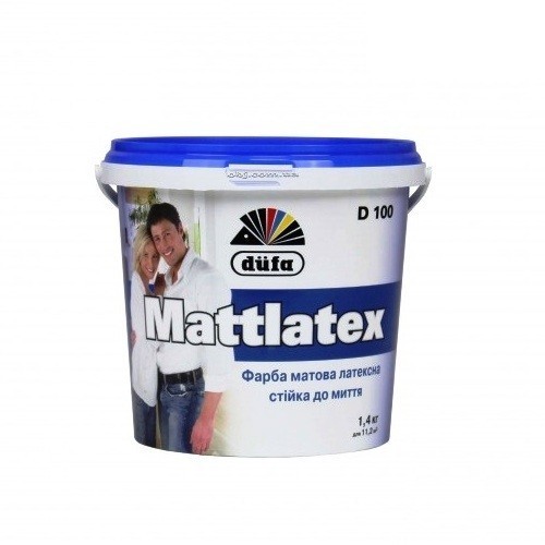 Фарба латексна DUFA Mattlatex D100 1,4кг