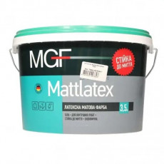 Фарба латексна MGF Mattlatex М100 3,5 кг
