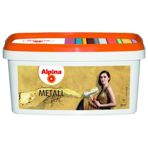 Фарба інтер'єрна Alpina Effekt Metal Silber 1л