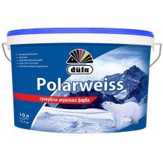 Фарба Супербіла акрилова D605 Polarweiss 10л