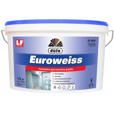 Фарба дисперсійна супербіла Dufa Euroweiss D604 10л