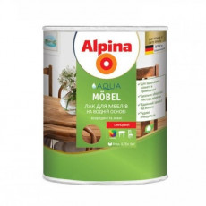 Лак меблевий Alpina Aqua Mobel /глянц. 0,75л