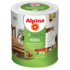 Лак меблевий Alpina Aqua Mobel /глянц. 2,5л
