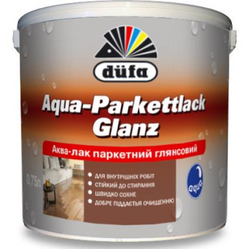 Лак паркетний Aqua Parkettlack Glanz 0,75 л