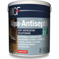 Просочення для дерева MGF AQUA-ANTISEPTIK 10л кол. Білий