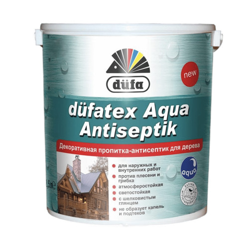 Просочення для дерева Dufa Aqua Antiseptik 0.75л КАШТАН