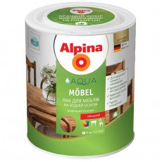 Лак меблевий Alpina Aqua Mobel /глянц. 2,5л