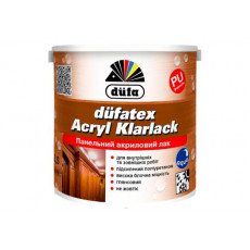 Лак панельний акриловий Dufa напівматовий Dufatex Acryl Klarlack Matt 10 л