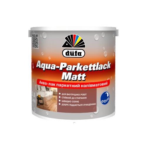 Лак паркетний Dufa Aqua-Parkettlack Matt 10л