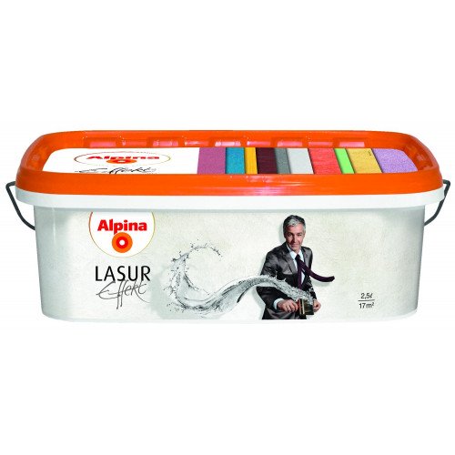 Лазур Alpina Effekt Lasur Silber 2,5л