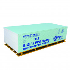 Гіпсокартон Rigips RSGIPS PRO вологостійкий 1200*2500*12,5мм.