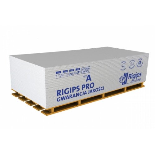 Гіпсокартон Rigips PRO потолочный 1200*2600*9,5мм 