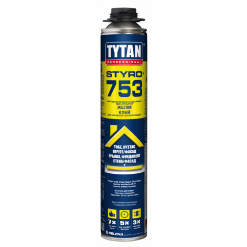 Клей піна для ППС Tytan STIRO 753 під пістолет