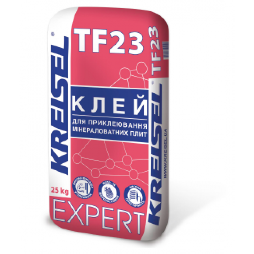 Клей для приклеювання мінераловатних плит Kreisel TF23 25кг