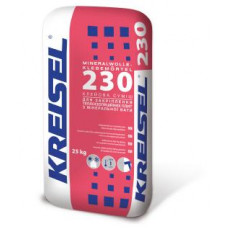 Клей для теплоізоляції KREISEL MINERALWOLLE-KLEBEMÖRTEL 230 25 кг