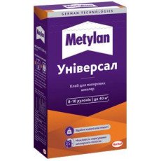 Клей для шпалер Метилан Універсал для паперових шпалер 250г