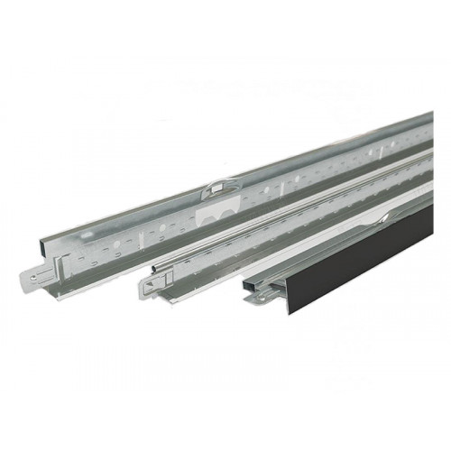Профіль KRAFT Fortis T-15 1200*25*15мм RAL 9006