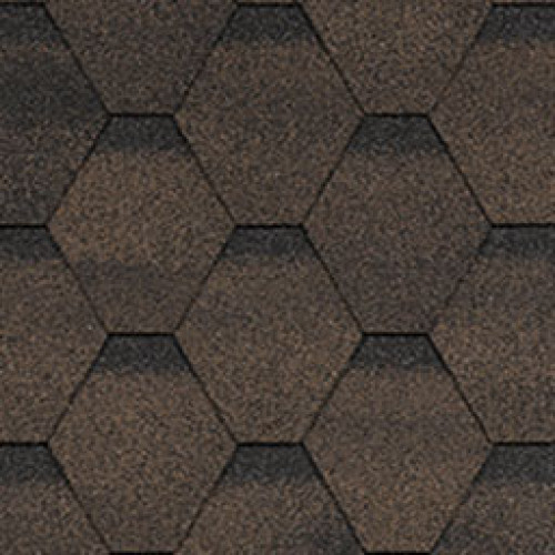 Бітумна черепиця BTM Shingle Rubin Коричневий 2,94м²